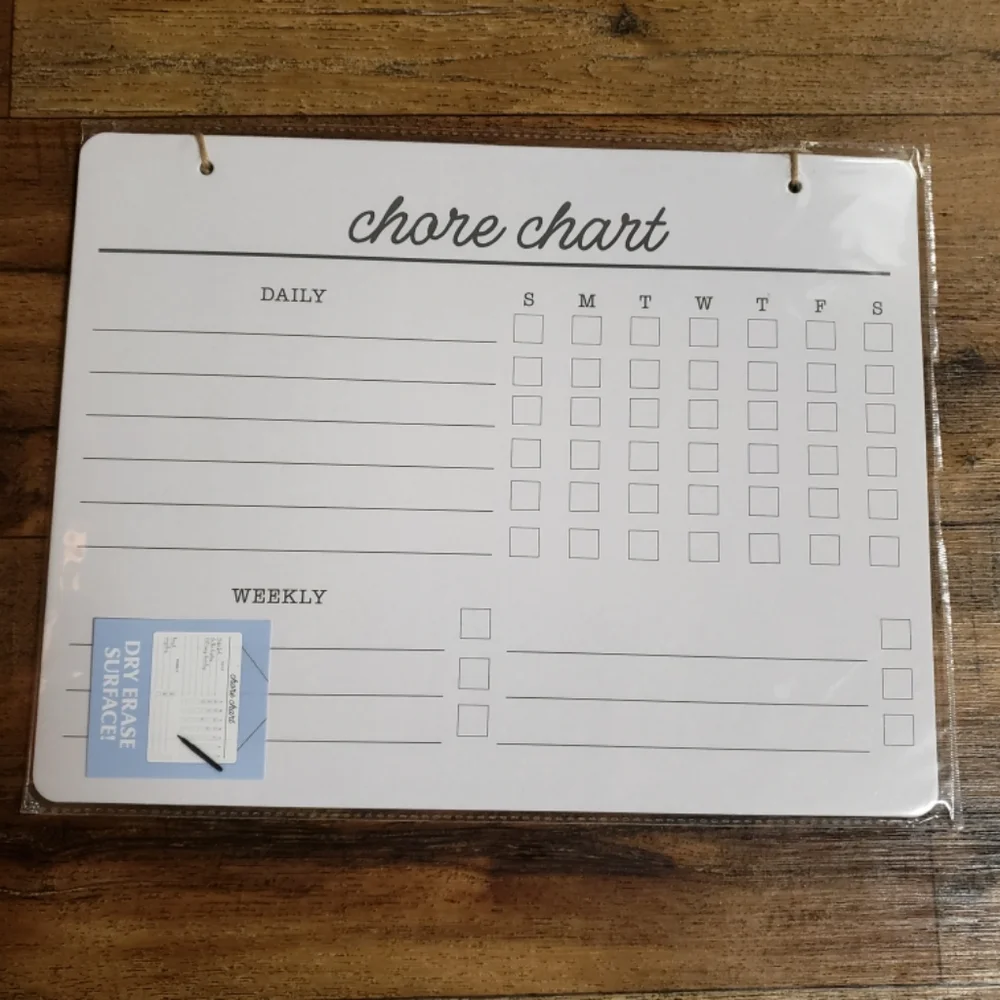 Set Of 4 Dry Erase Hanging Planner Boards